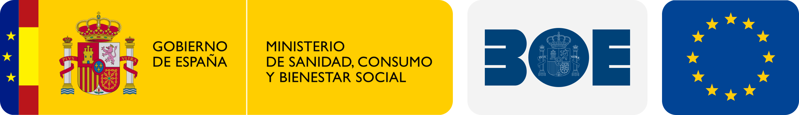 Gobierno de España, Ministerio de Sanidad, BOE, Unión Europea